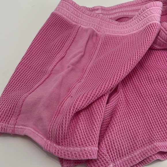 Aerie Barbie Pink Cropped Hoodie and Short Set NWT - Picture 7 of 7